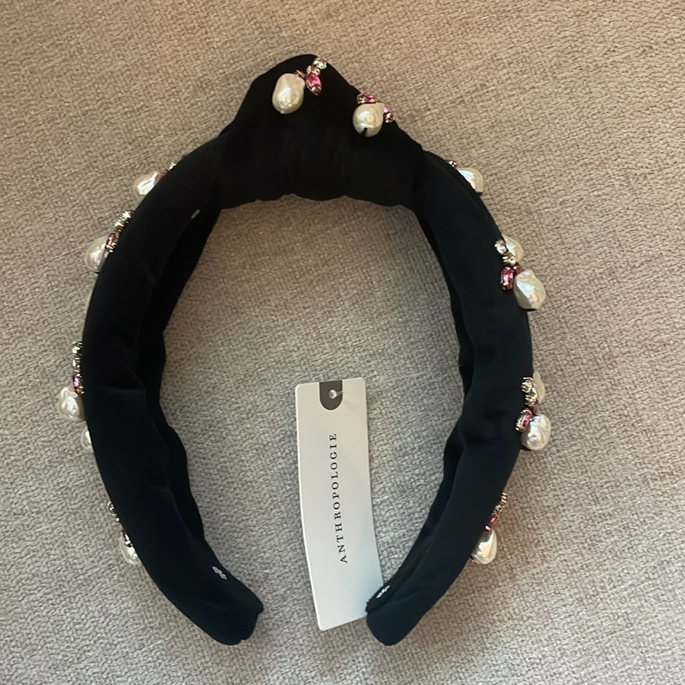 LELE SADOUGHI Acorn Pearly Knotted Headband - Picture 2 of 7
